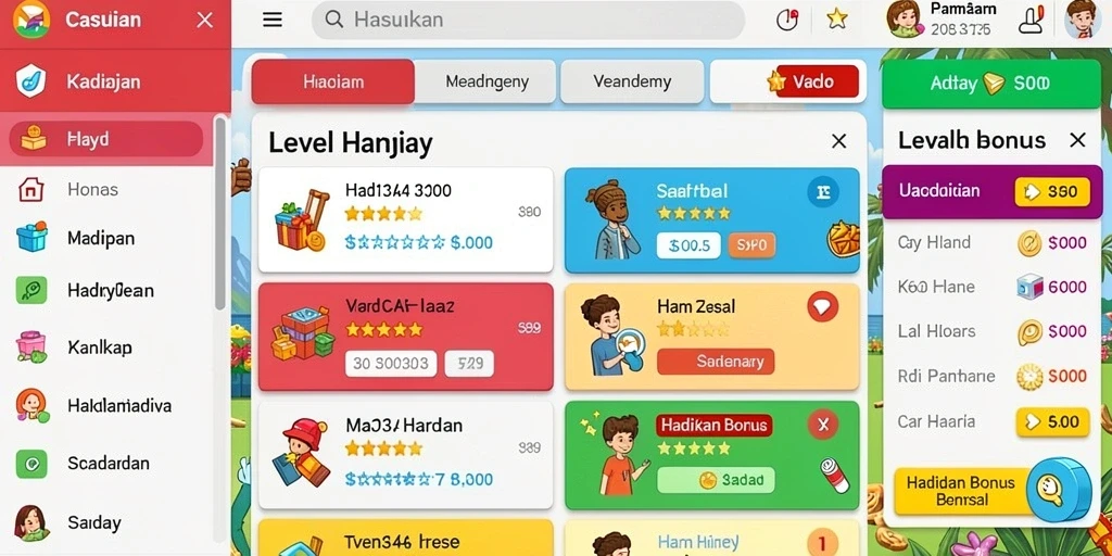 Fitur bonus menarik yang menambah keseruan.