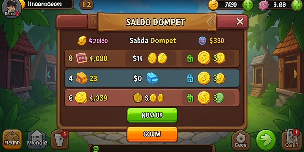Screenshot 3: Menunjukkan fitur bonus yang tersedia bagi pemain.