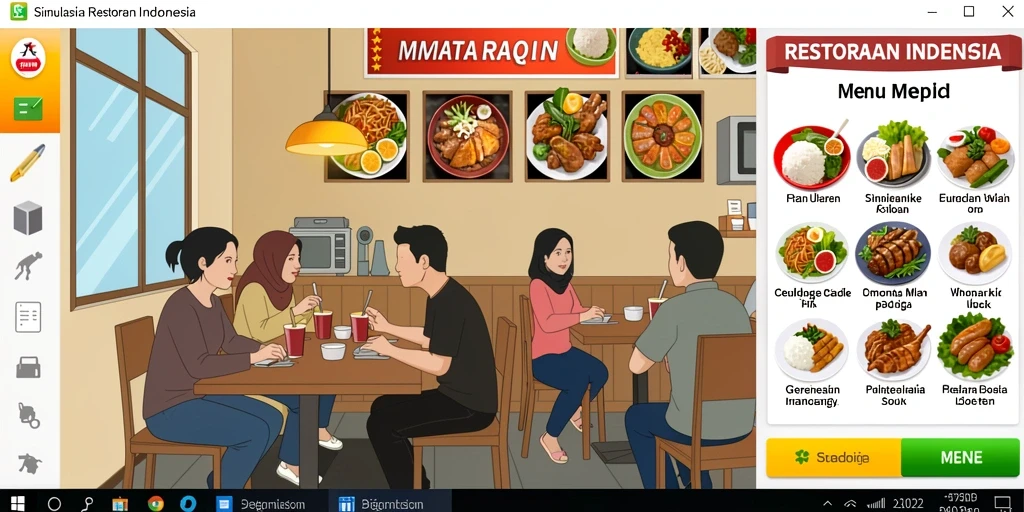 Screenshot dari momen seru saat multiplayer.