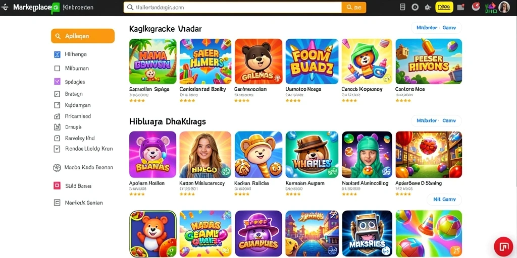 Tangkapan layar memperlihatkan fitur interaksi antar pemain.